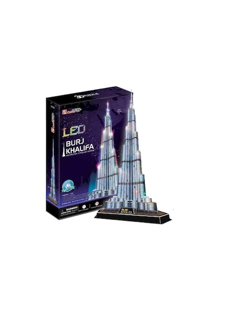 Rompecabezas 3D Torre Burj Khalifa