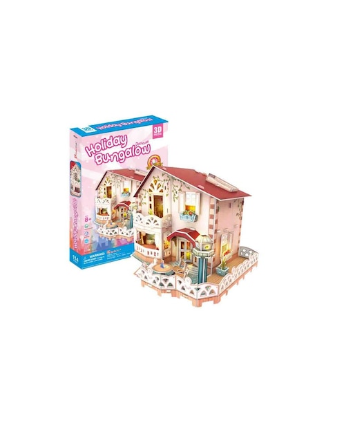 Rompecabezas 3D Holiday Bungalow