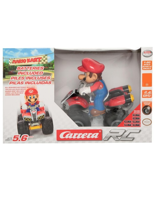 Motocicleta Mario a Control Remoto Carrera Mario Kart