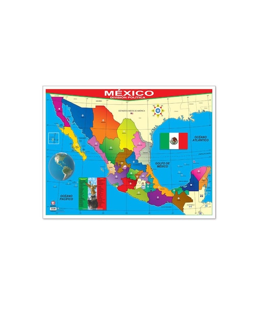 Póster México D.P. Bandera