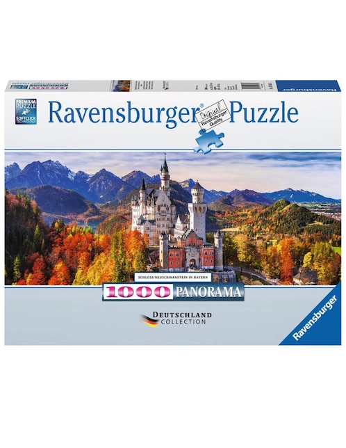 Rompecabezas Castillo Neuschwanstein Panorámico 1000 Piezas