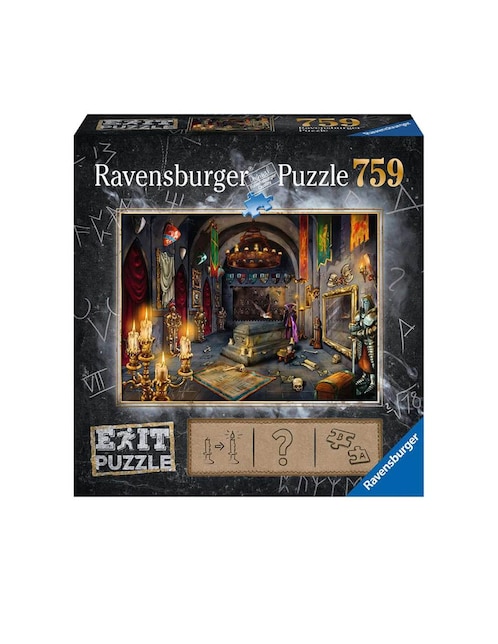 Rompecabezas El castillo del vampiro Ravensburger 1000 piezas