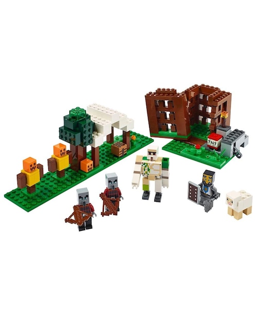 consonante suspensión Heredero Set de Construcción el Puesto de Saqueadores Lego Minecraft | Liverpool .com.mx