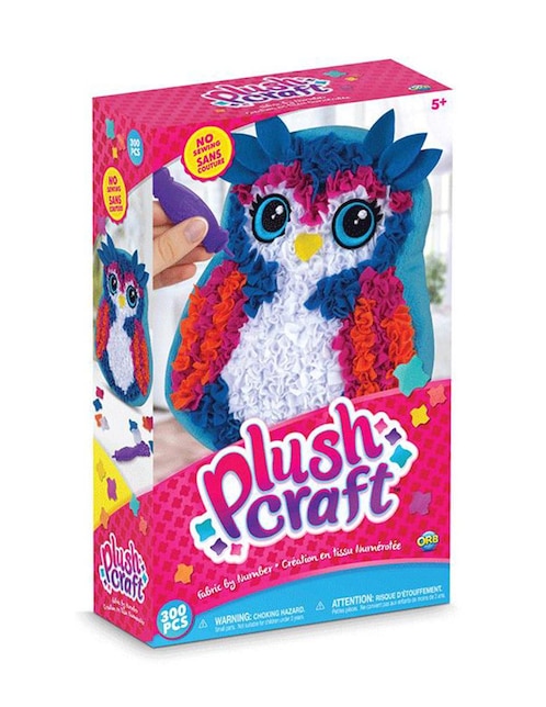 Cojín para Decorar por Número Plush Craft Owl Pillow Orb Toys