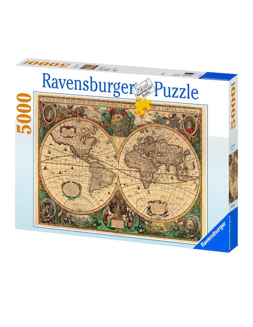 Rompecabezas Ravensburger Mapa Antiguo 5000 piezas