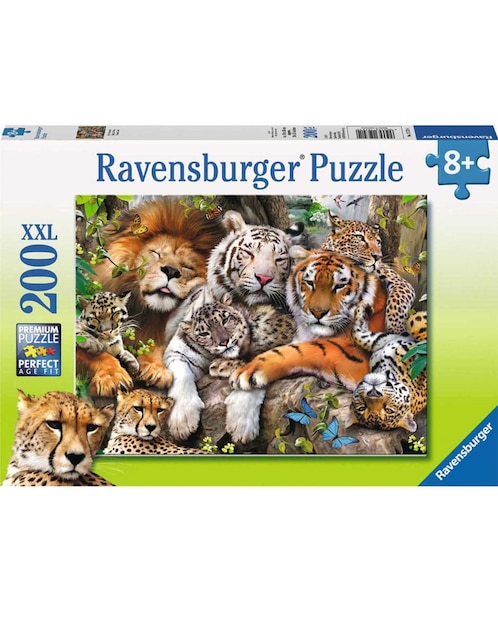 Rompecabezas Grandes Felinos 200 piezas Ravensburger