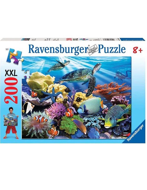 Rompecabezas Ravensburger Tortugas en el Mar 200 piezas
