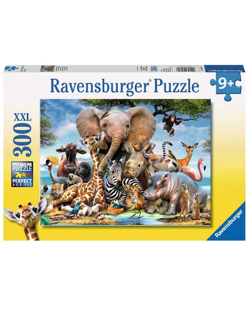 Rompecabezas Amigos de África 300 piezas Ravensburger