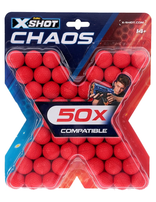 Municiones Chaos Zuru X-Shot roja