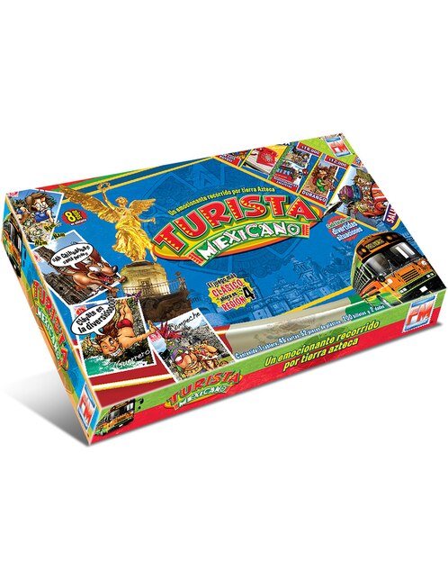 thumbnail image 2 of Turista Mundial - Classic Mexican Board Game By Fotorama (Map Theme) 2 of 12