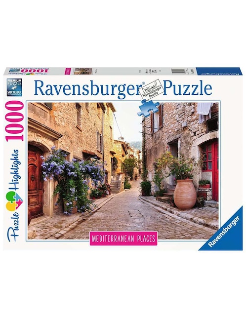 Rompecabezas Ravensbuger Francia Mediterránea 1000 piezas Ravensburger