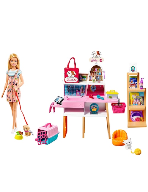 Set muñeca Barbie Tienda de Mascotas