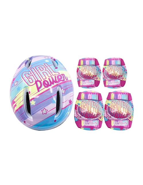 Set de protectores Toy Town de skate infantil