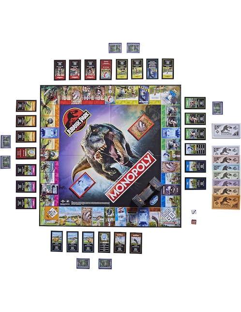Monopoly Jurassic Park Hasbro