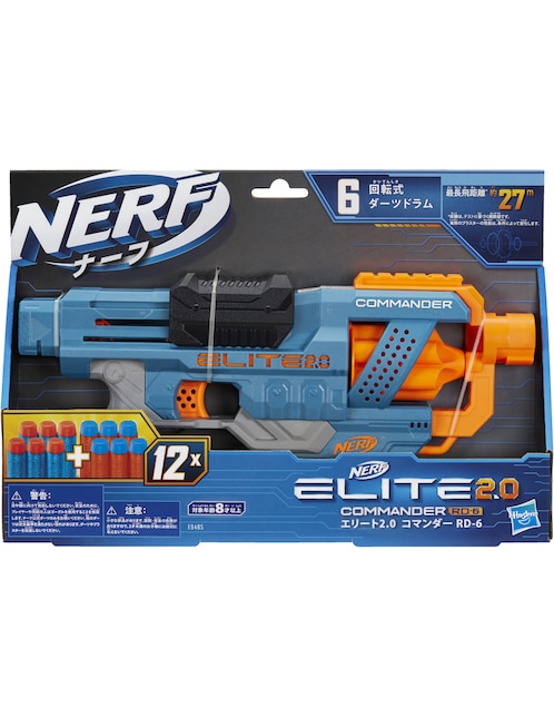 Pistola para Dardos Nerf Elite 2.0 Commander RD-6