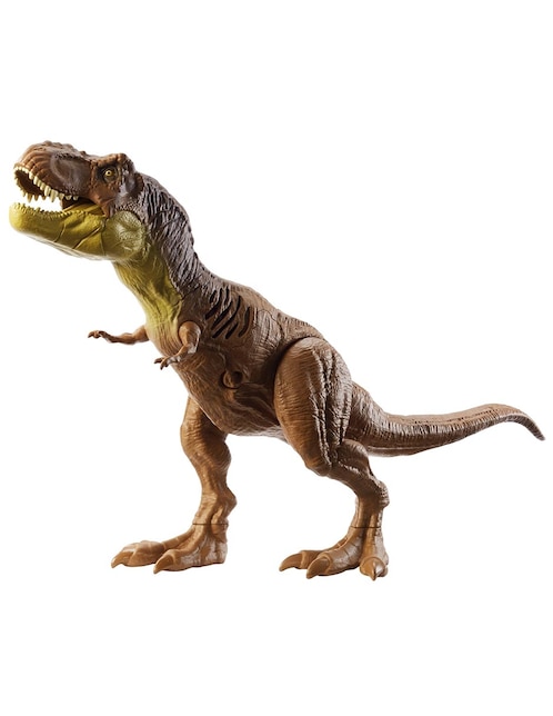Figura de acción T-Rex Mattel con movimiento articulado Jurassic World