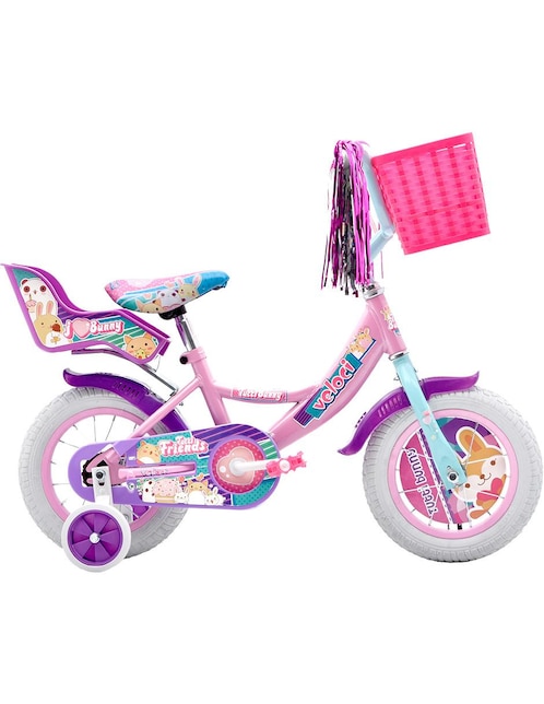 VELOCI Bicicleta infantil Veloci rodada 12 para niña