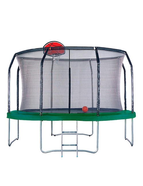 Trampolín brincolín premium 3.65 m Beckon + canasta