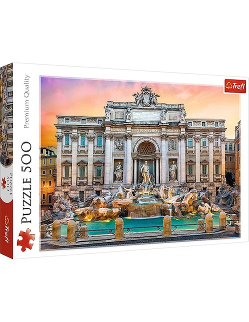 Rompecabezas Fontana Di Trevi, Roma Trefl