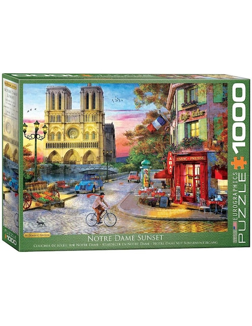 Rompecabezas Eurographics 1000 piezas Dominic Davison: Notre Dame