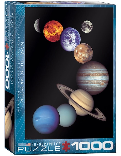 Rompecabezas Eurographics 1000 piezas Nasa El Sistema Solar