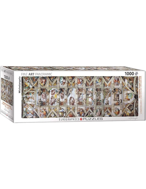 Rompecabezas Eurographics 1000 piezas Miguel Angel: Capilla Sixtina