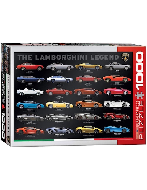 Rompecabezas 1000 piezas Las Leyendas De Lamborghini 1