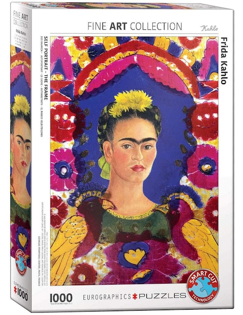 Rompecabezas 1000 piezas Retrato: Frida Eurographics