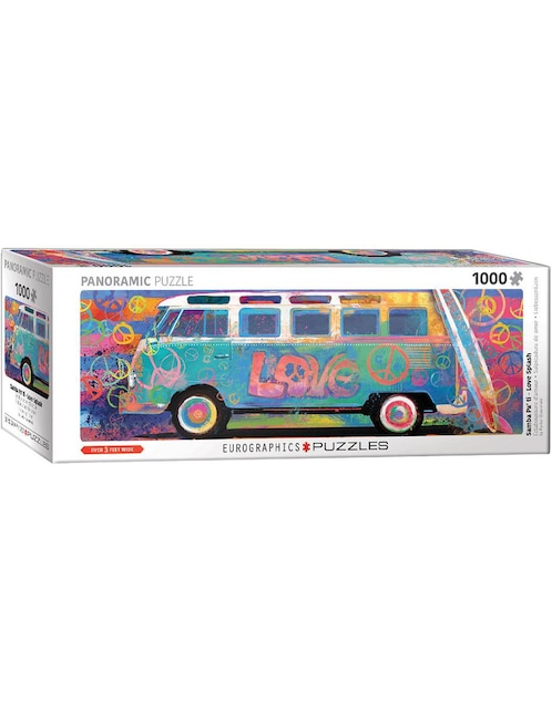 Rompecabezas 1000 piezas Volkswagen Combi Love Splash