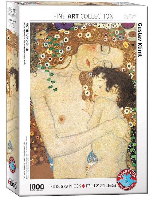 Rompecabezas Eurographics 1000 piezas Klimt: Madre E Hijo