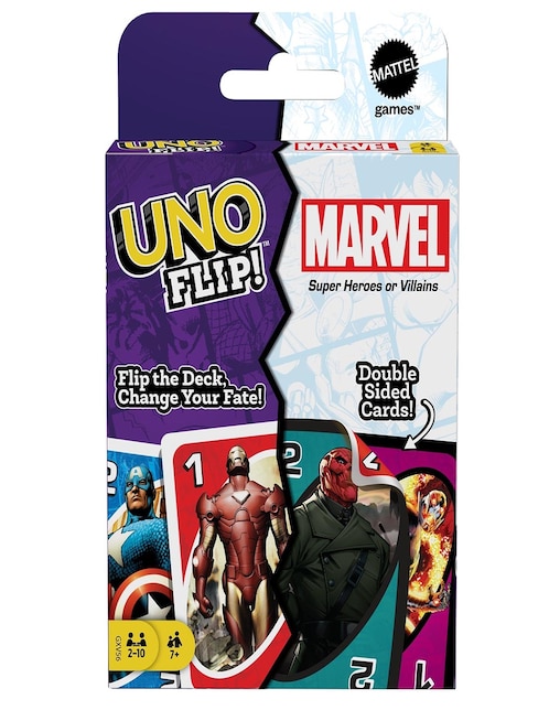 UNO Flip Marvel