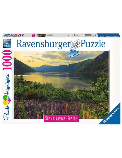 Rompecabezas Ravensburger Fiordos En Noruega 1000 Piezas
