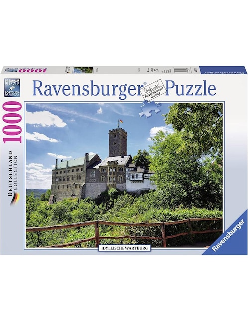 Rompecabezas Castillo De Wartburg, Eisenach, Alemania Nuevo 1000 Piezas Ravensburger