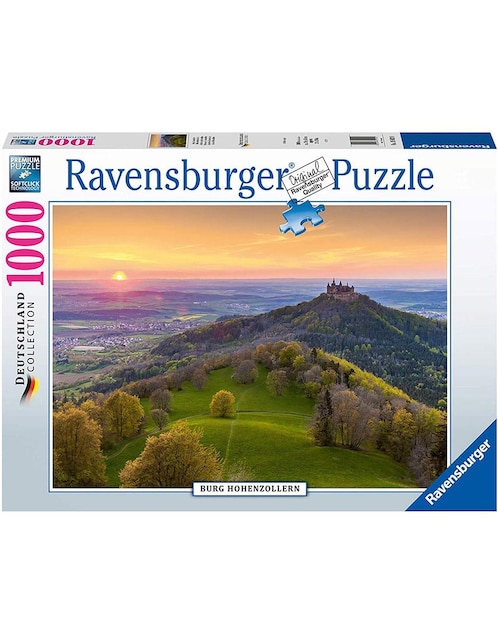 Rompecabezas Ravensburger Castillo Hohenzollern, Alemania 1000 Piezas