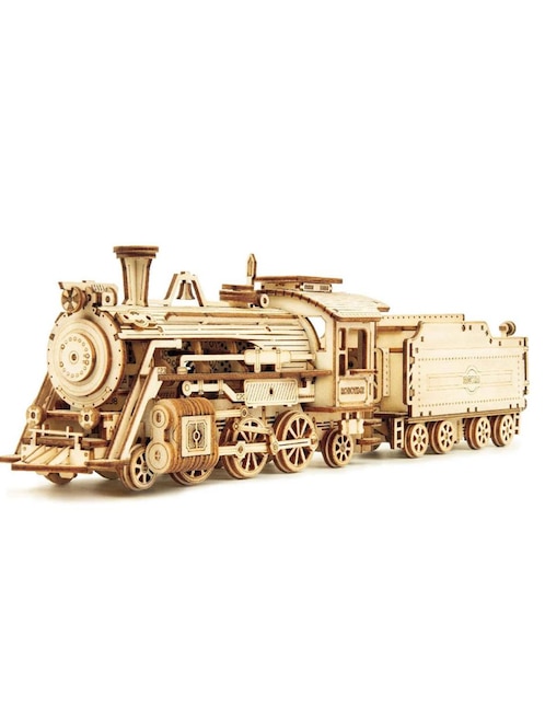 Rompecabezas 3D Tren Expreso Madera 1