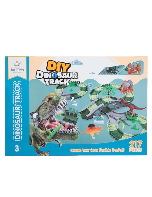 Pista Toy Town de DIY Dinosaur Track