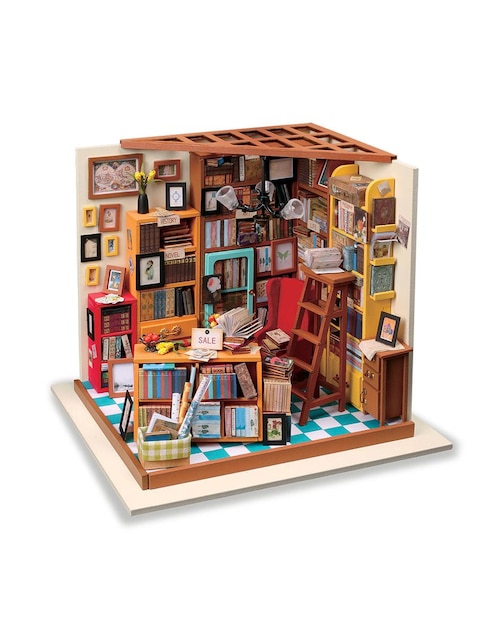 Rompecabezas Casa Miniatura Estudio Sam Madera Robotime