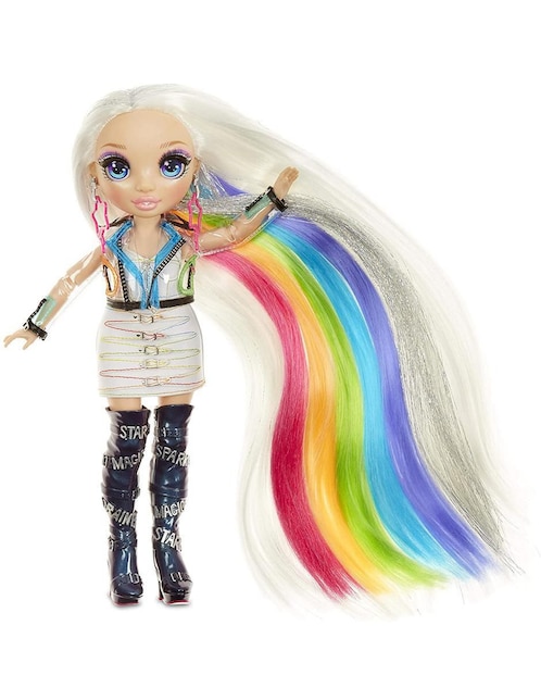 Muñeca fashion Rainbow High Hair Studio Amaya Raine