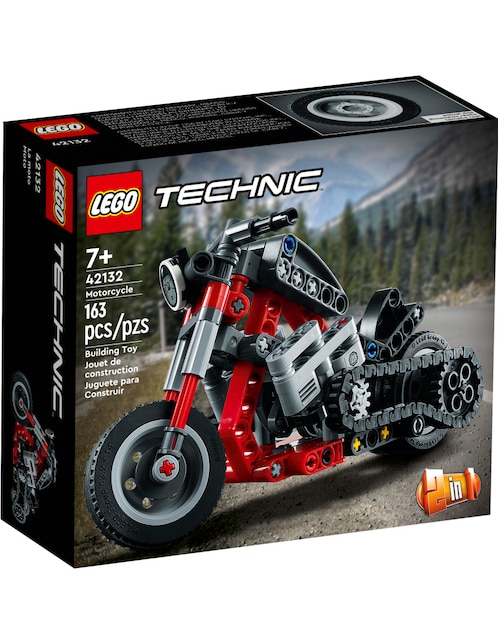 Figura Armable Lego Moto de Technic con 163 piezas