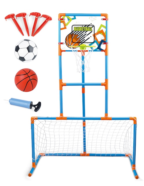 2 en 1 Fútbol y baloncesto Toy Town 1