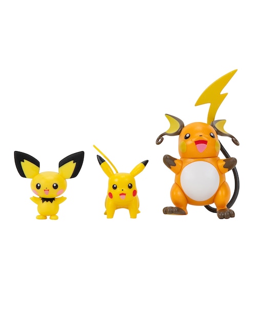 Set figuras de acción Pikachu Pokémon
