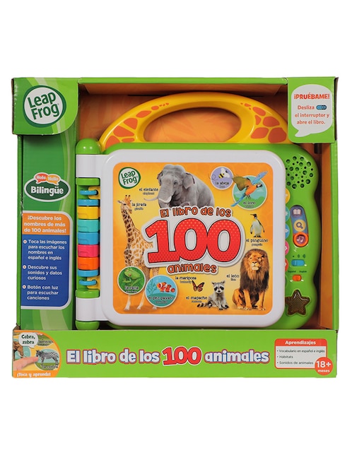 El libro de los 100 animales Vtech educativo unisex