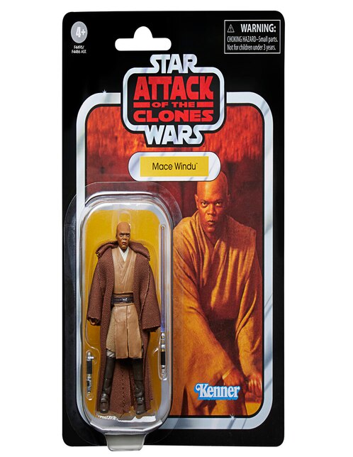 Figura de acción Mace Windu Hasbro articulado Star Wars Vintage Collection