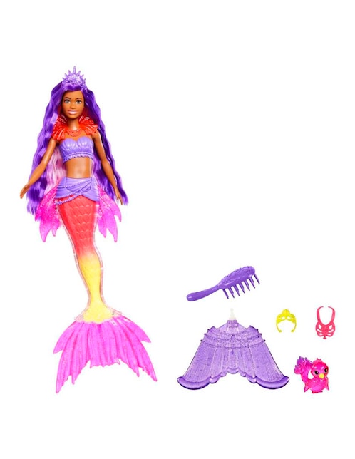 Set muñeca Barbie Sirena brooklyn