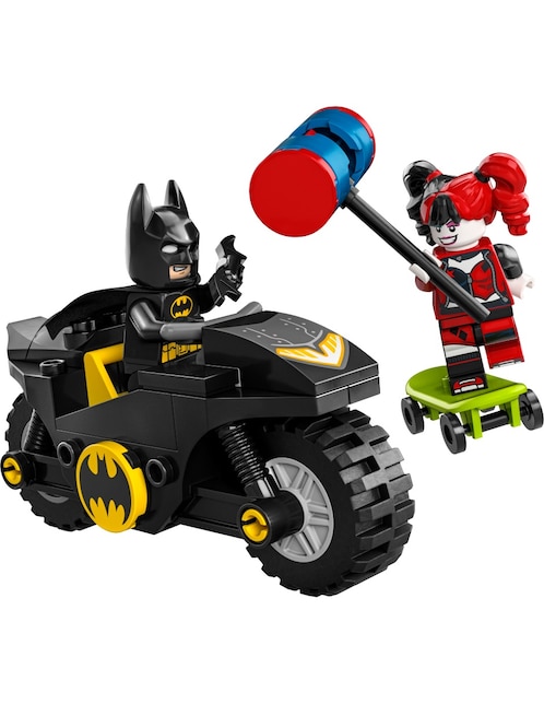 Bloques Lego Super Heroes Batman contra Harley Quinn con 42 piezas