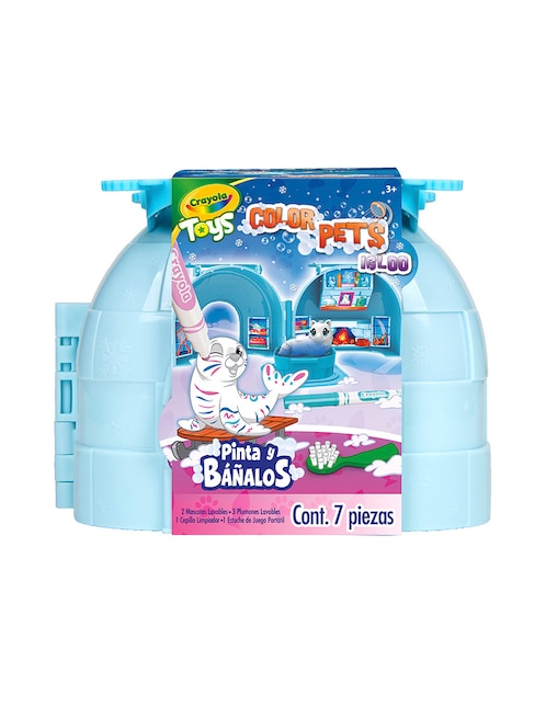 Juguete Crayola Color Pets Igloo