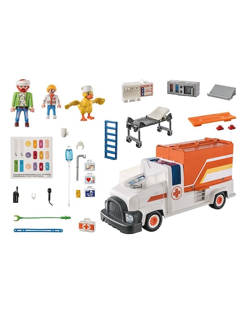 Playmobil Set construcción Camión Ambulancia de Duck On Call