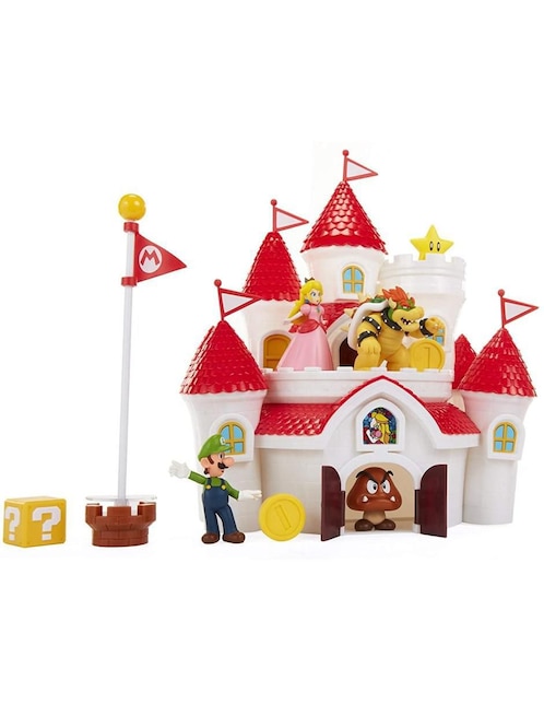 Castillo de Super Mario Bros Edicion de Lujo Jakks Pacific World of Nintendo