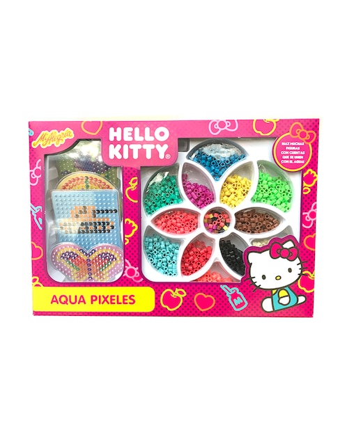 Hello Kitty Aqua Pixeles Mi Alegría didáctico unisex