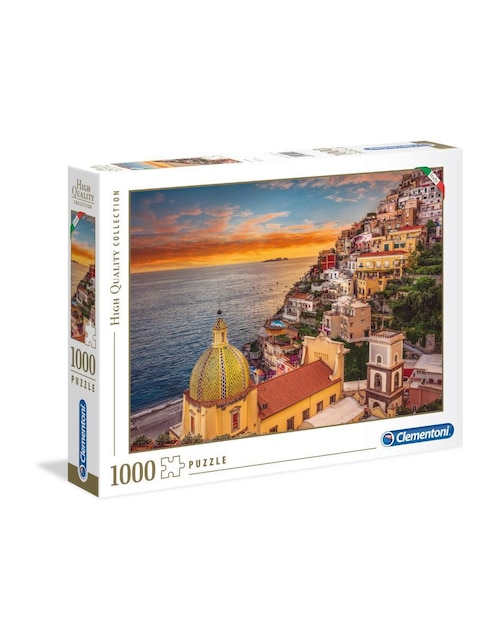 Rompecabezas Italia mediterránea Clementoni 1000 piezas